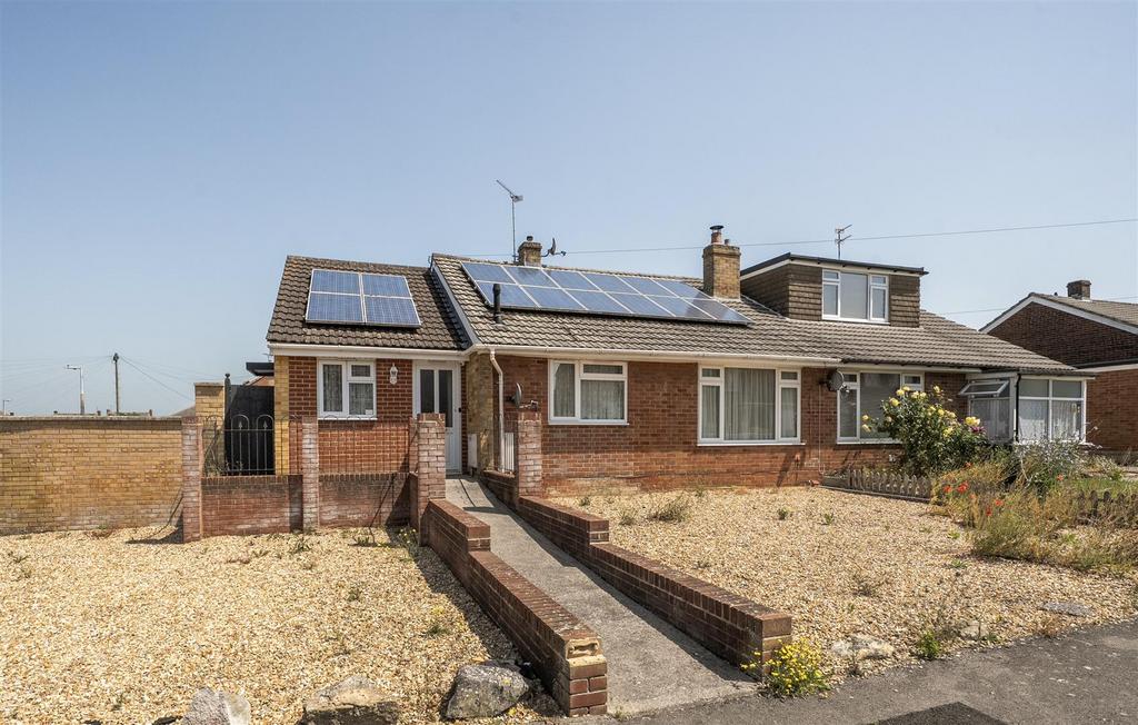 House exterior, solar panels