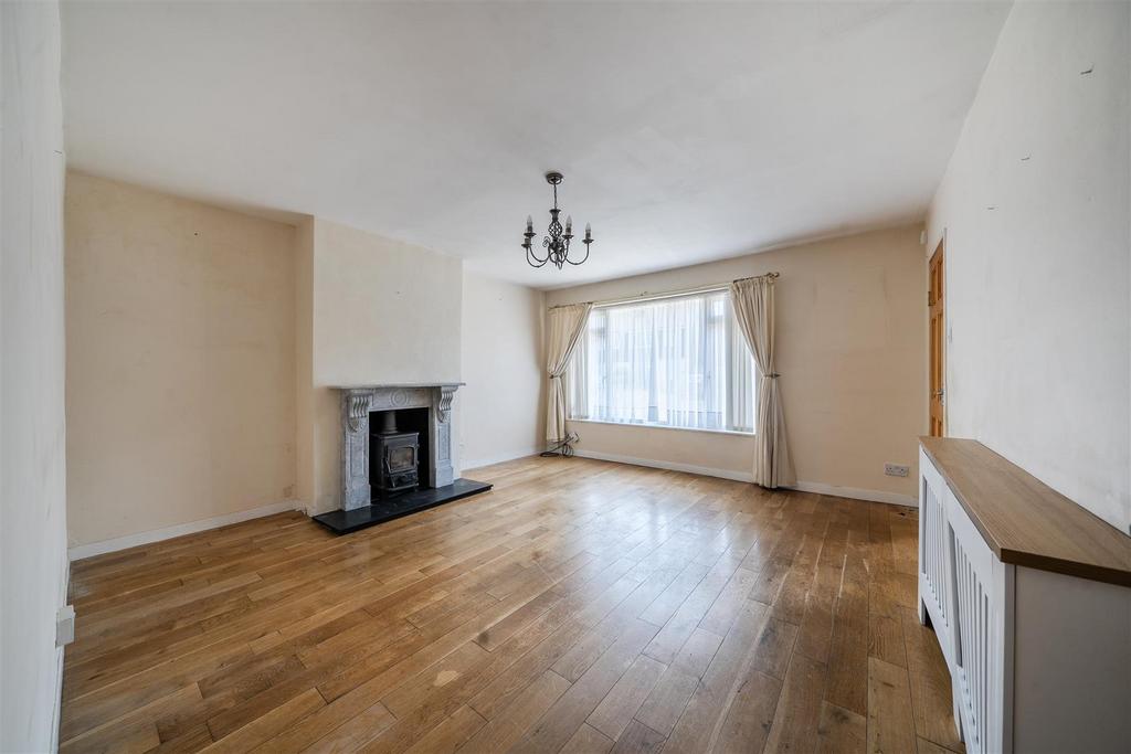 Living room, fireplace