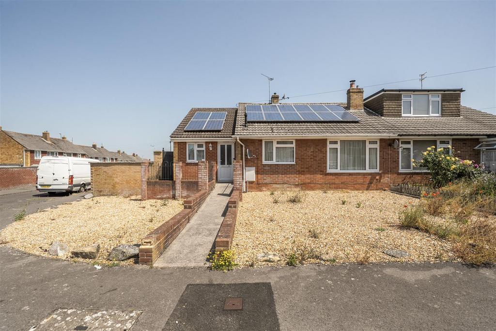 House exterior, solar panels