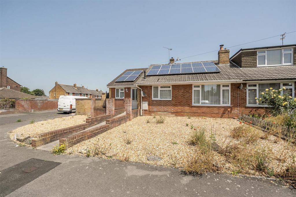 House exterior, solar panels