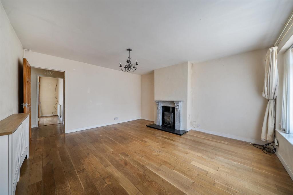 Living room, fireplace