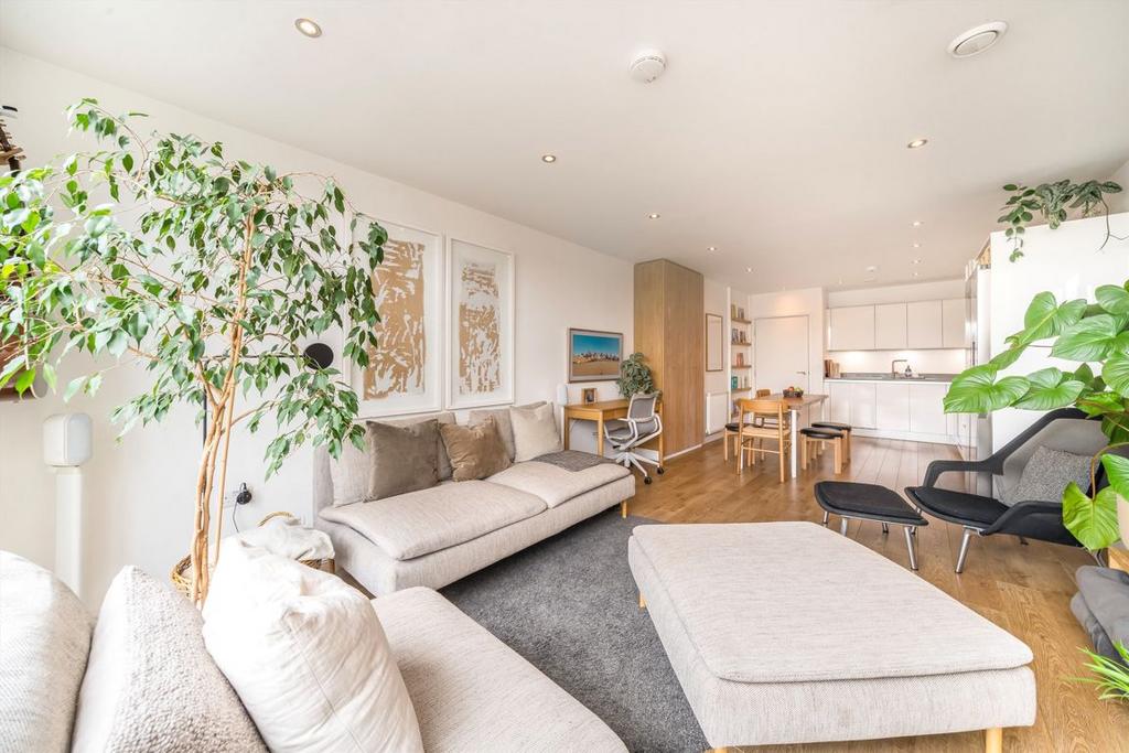 Open-plan living area, open plan living