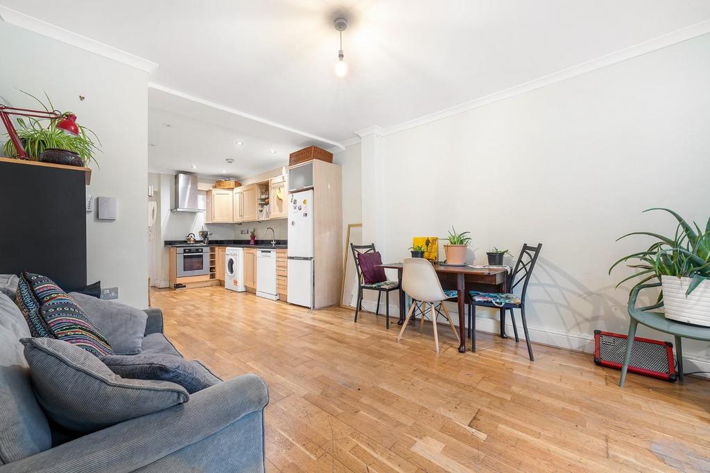 Open-plan living area, open plan living