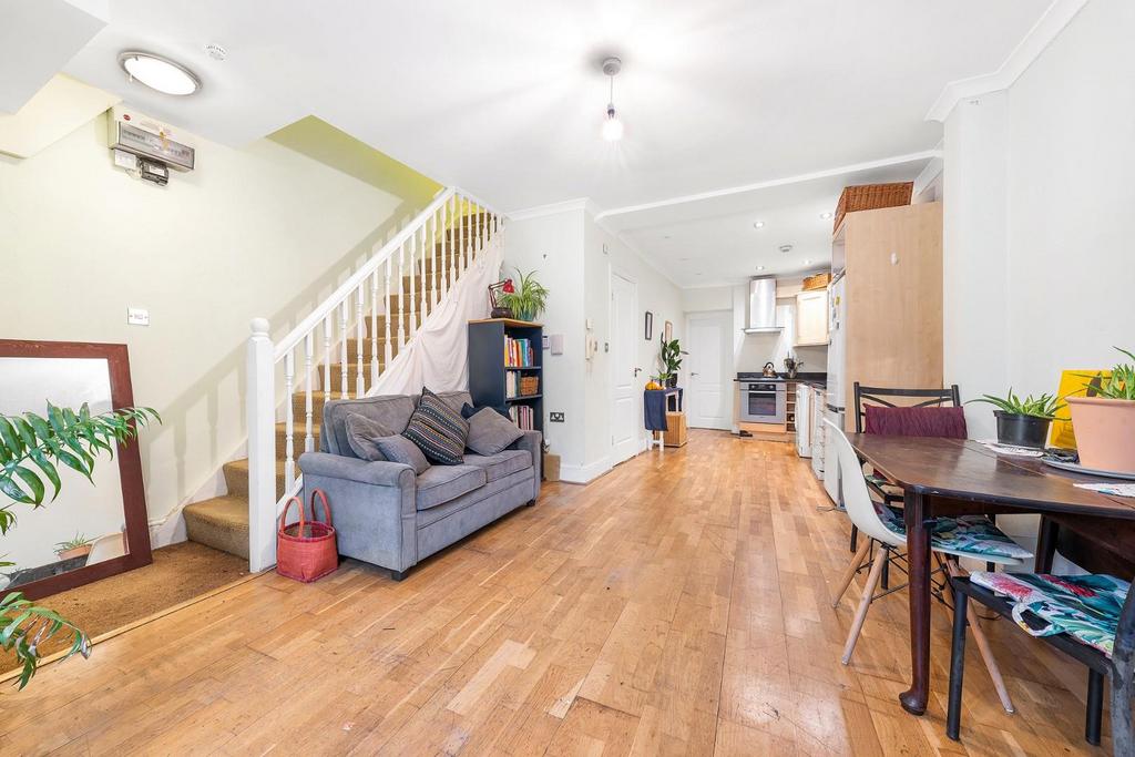 Open-plan living area, open plan living