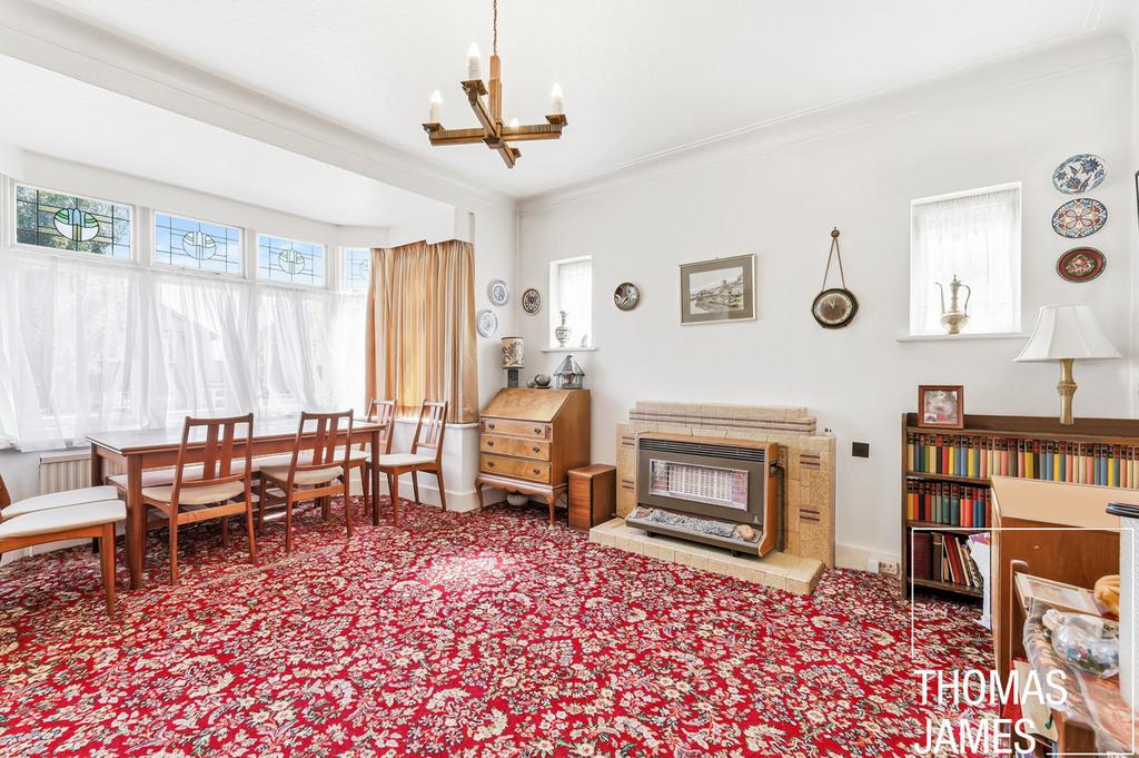 Living room, fireplace