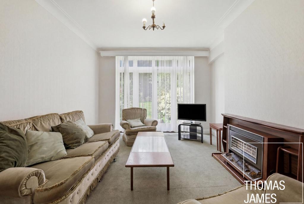 Living room, fireplace
