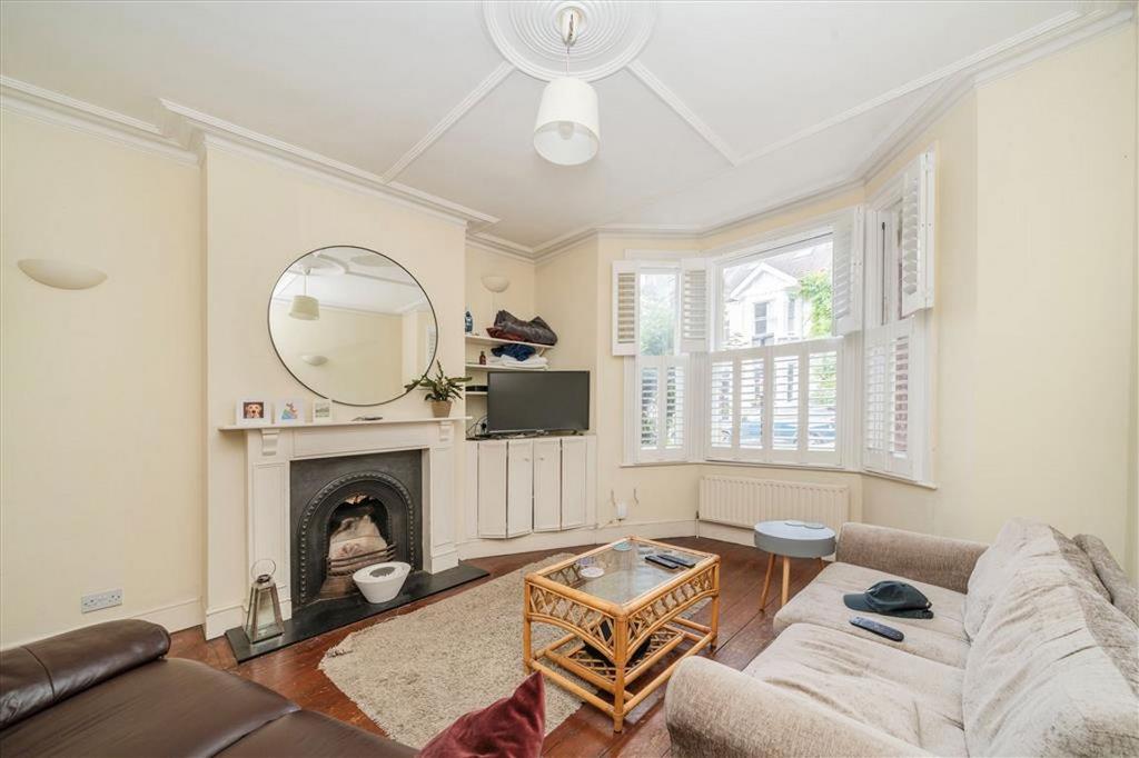 Living room, fireplace