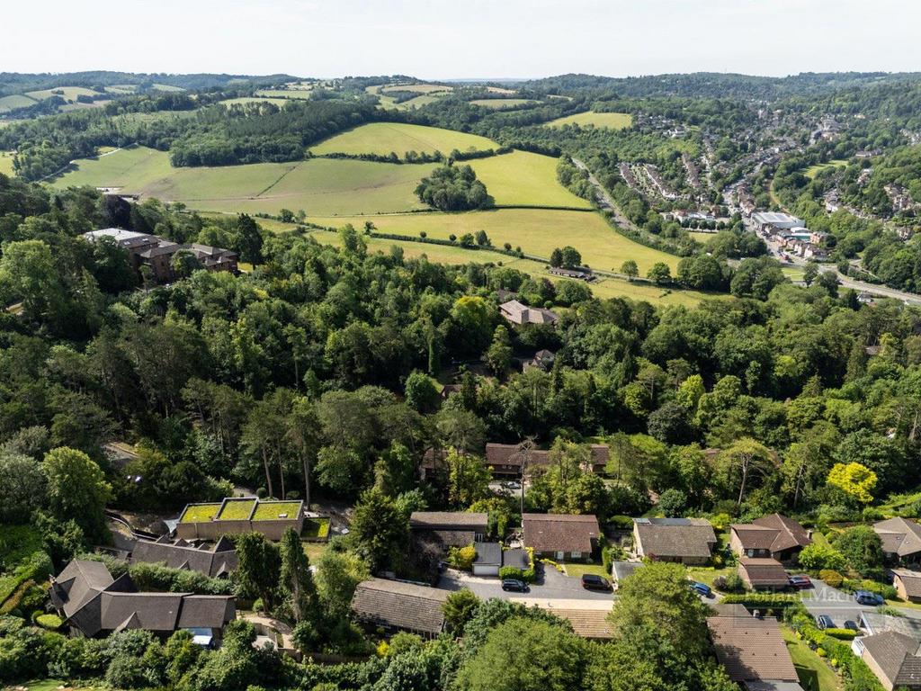 Aerial view, land