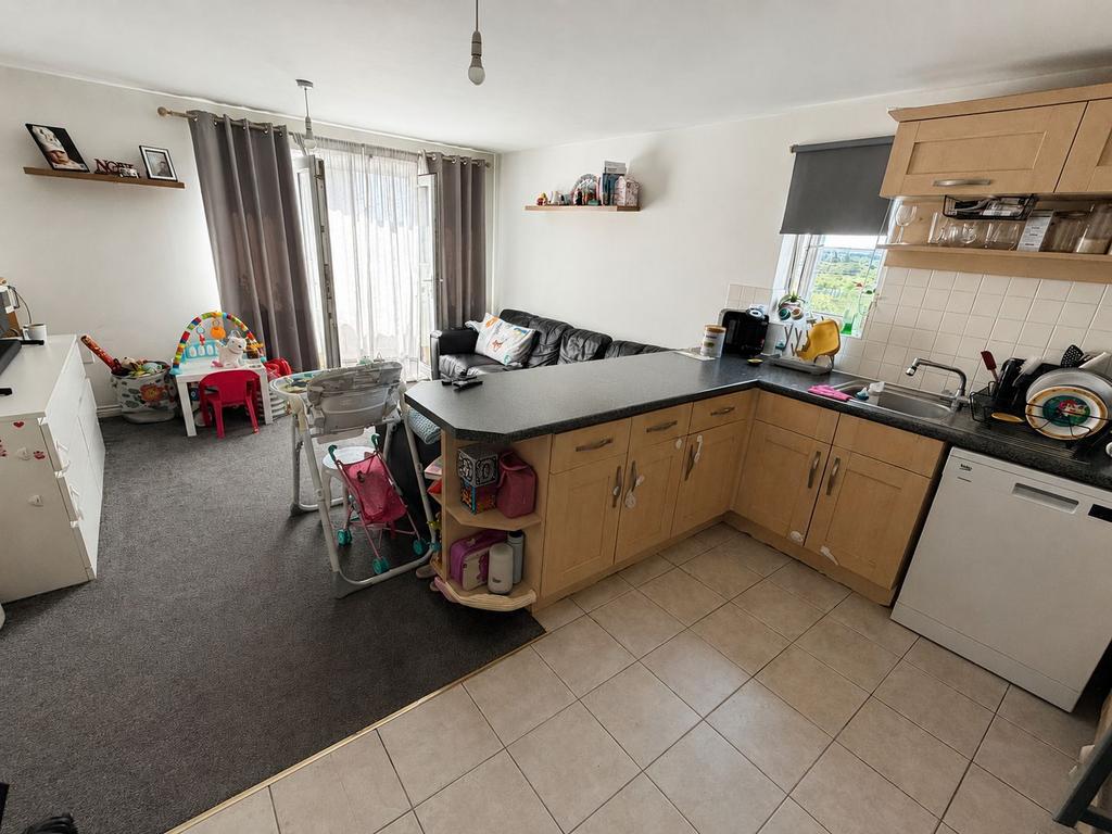 Open-plan living area, open plan living