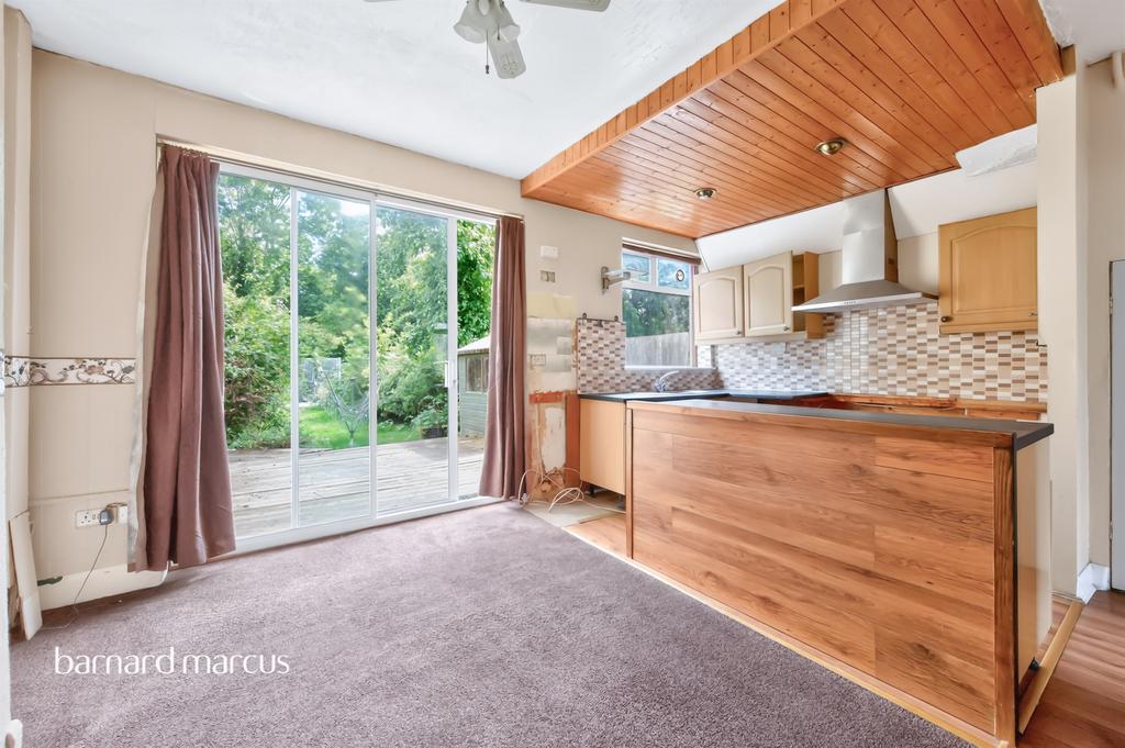 Open-plan living area, open plan living