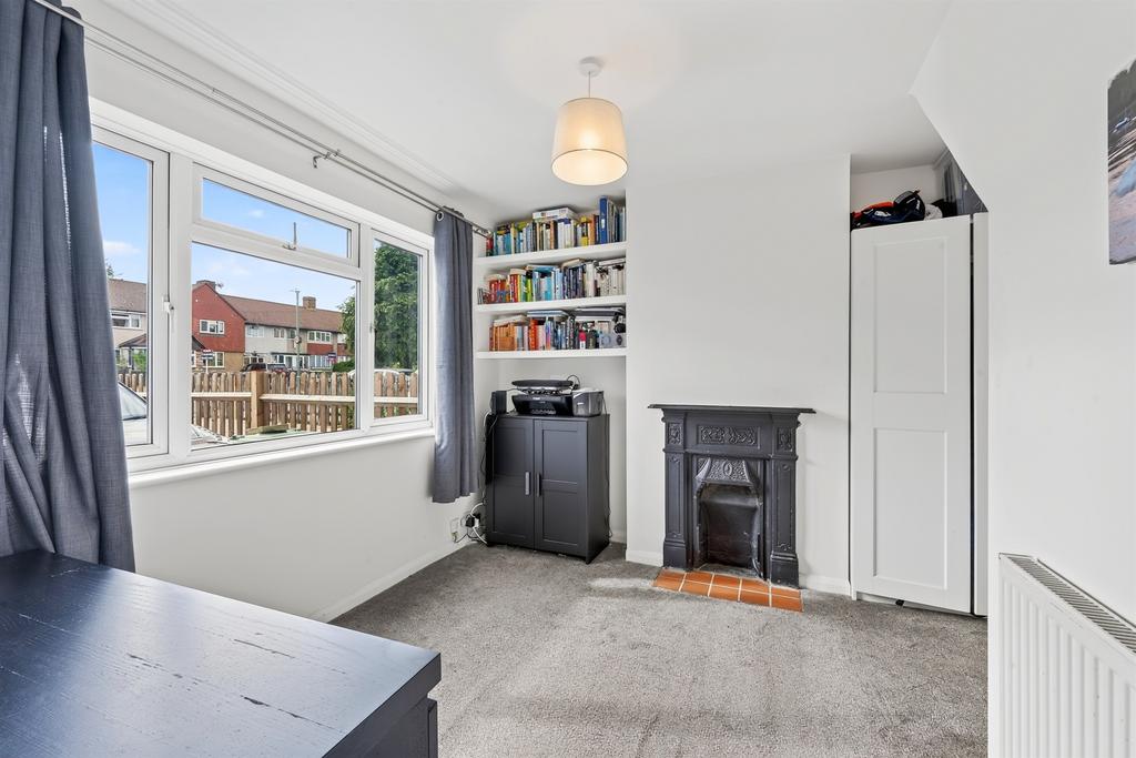 Living room, fireplace