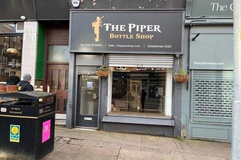 Retail property (high street) to rent, 301-309 Crow Rd Glasgow G11 7BU