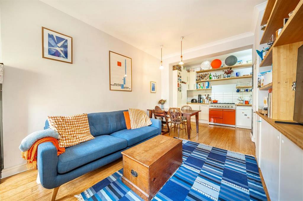 Open-plan living area, open plan living