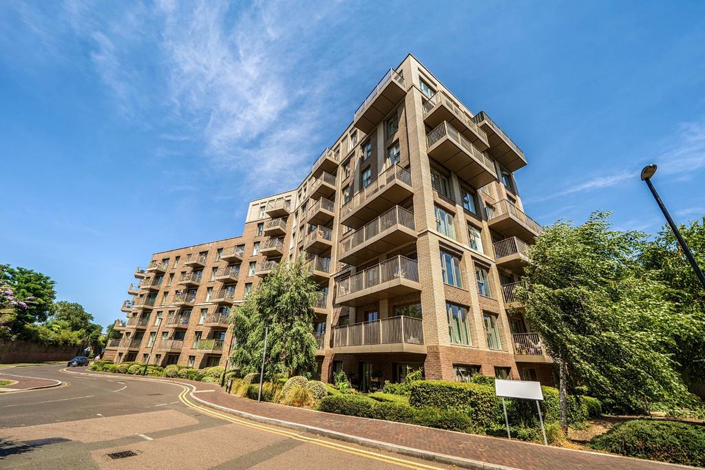 Apartment building facade, block of apartments