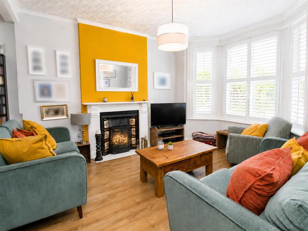 Living room, fireplace