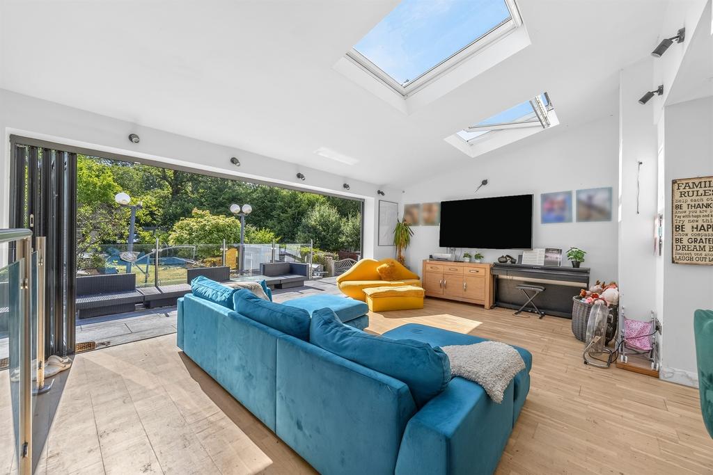 Open-plan living area, open plan living