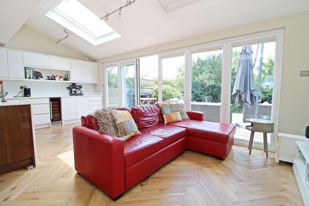 Open-plan living area, open plan living