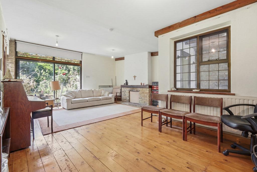 Open-plan living area, open plan living