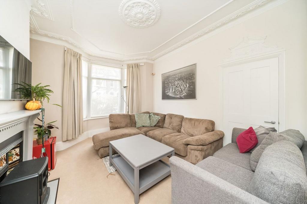 Living room, fireplace