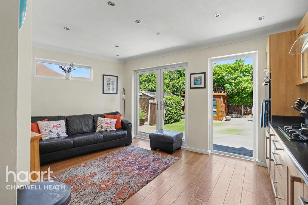 Open-plan living area, open plan living