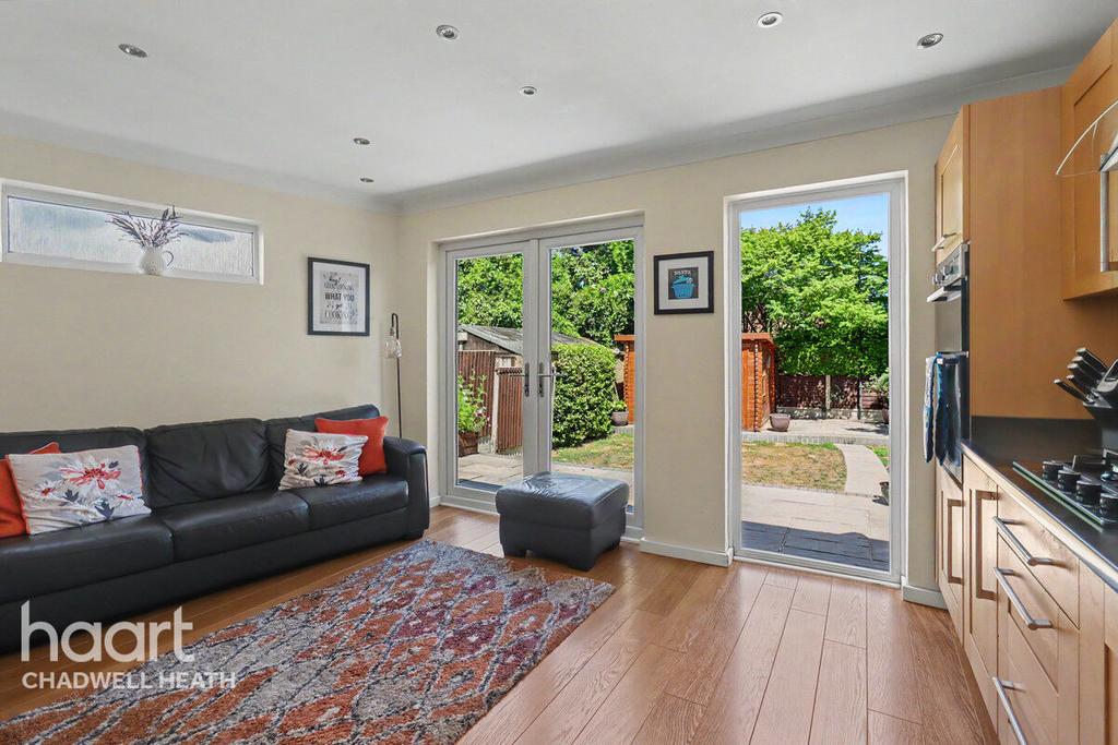 Open-plan living area, open plan living