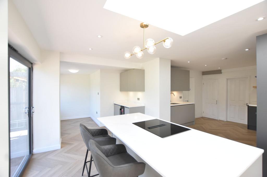 Open-plan living area, open plan living