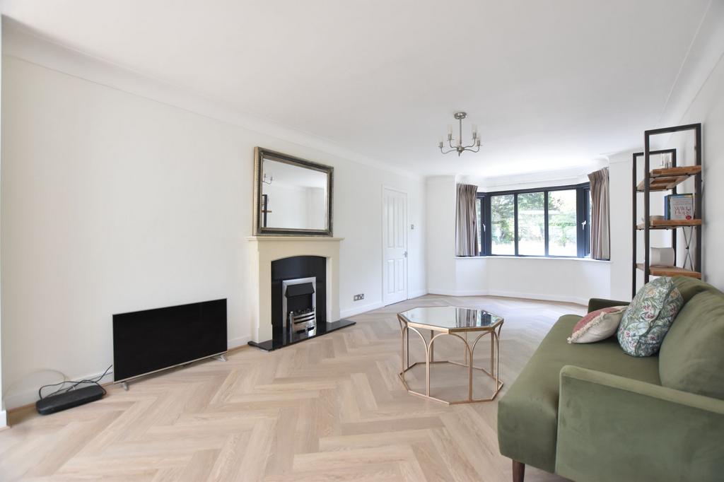 Living room, fireplace