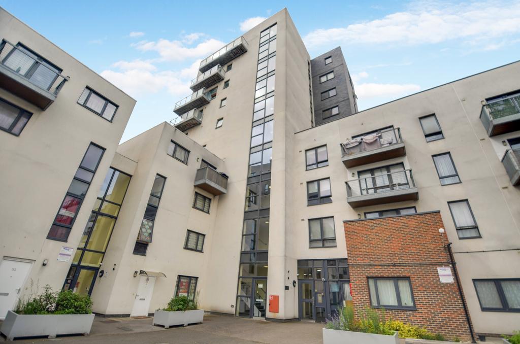 Apartment building facade, block of apartments