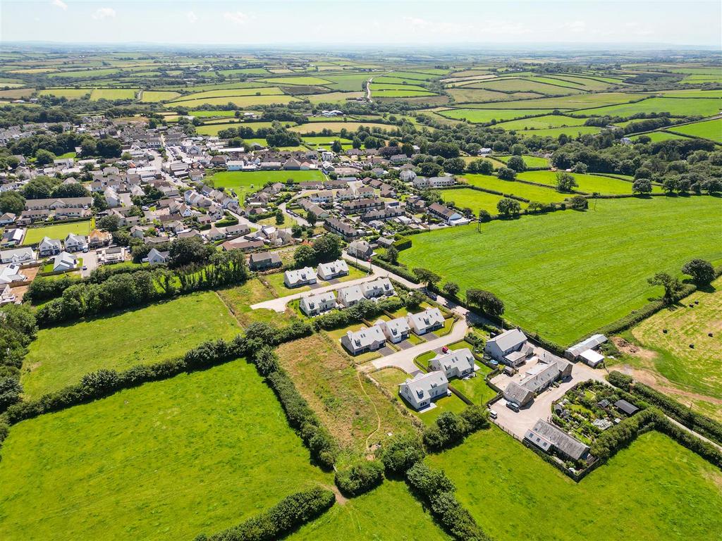 Aerial view, land