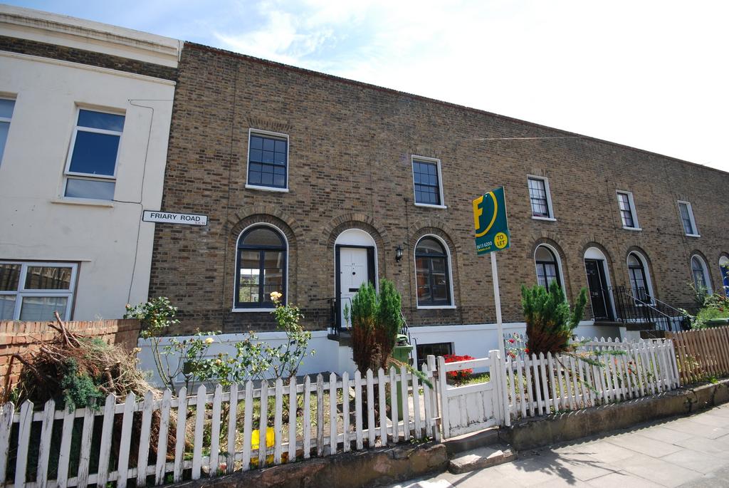 Terraced house exterior