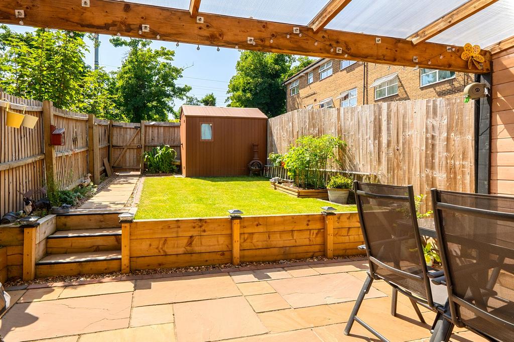 Patio view, garden