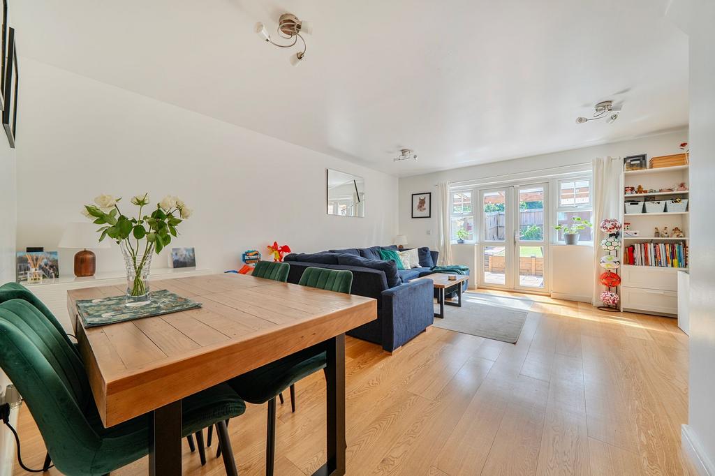 Open-plan living area, open plan living