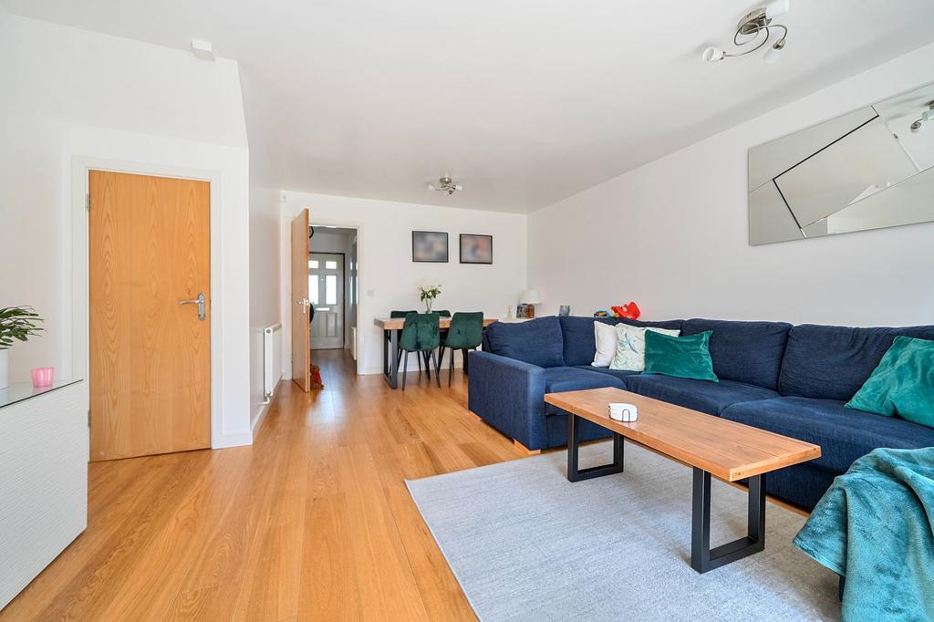 Open-plan living area, open plan living