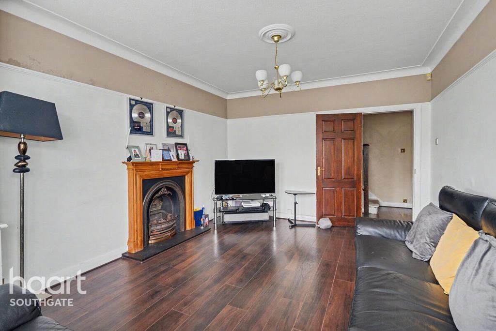 Living room, fireplace