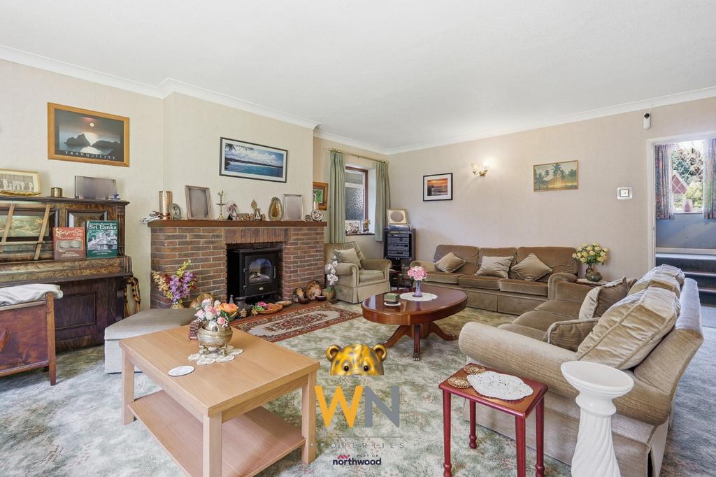 Living room, fireplace