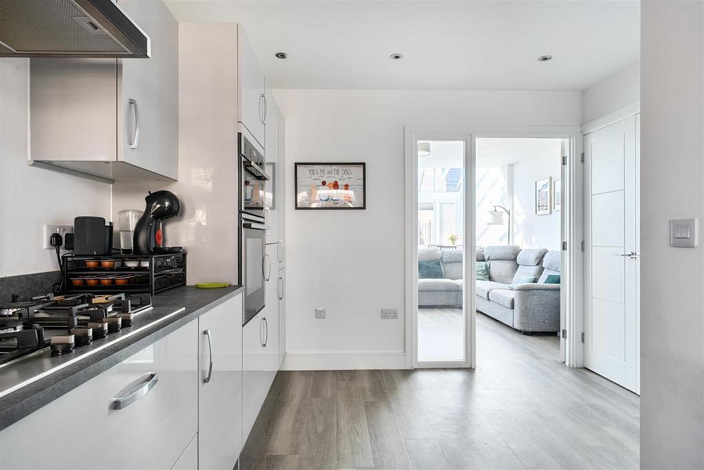 Open-plan living area, open plan living