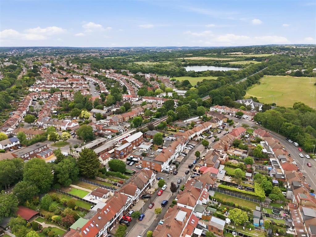 Aerial view, land