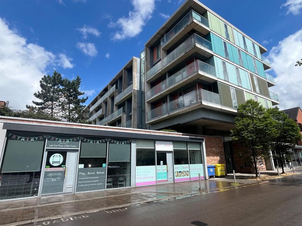 Apartment building facade, block of apartments