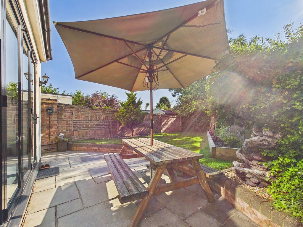 Patio view, garden