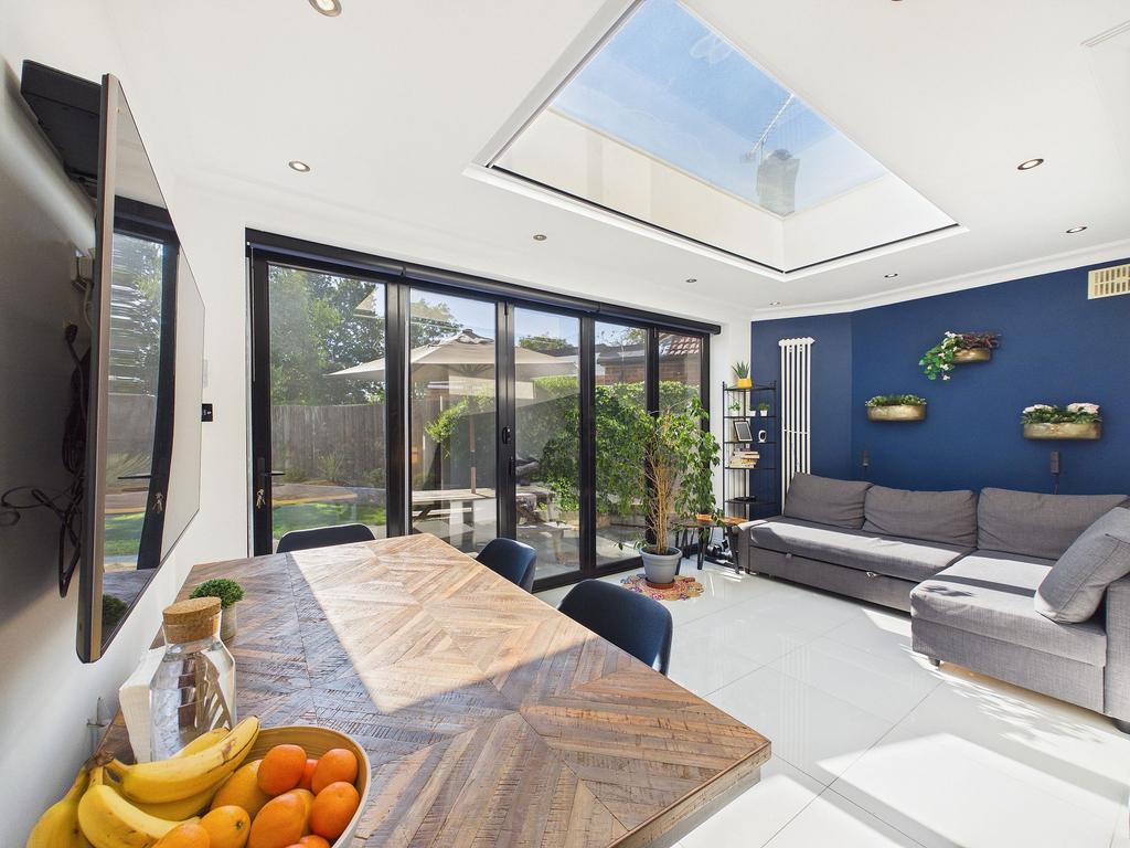 Open-plan living area, open plan living