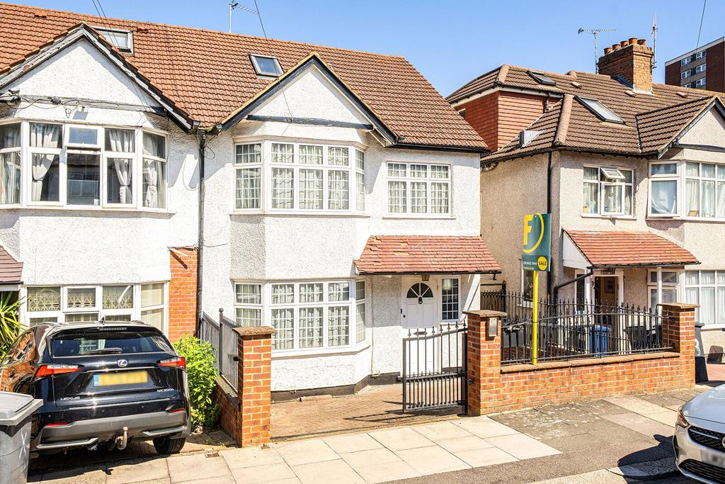 Semi-detached house exterior