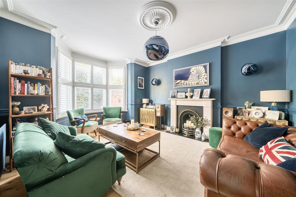 Living room, fireplace