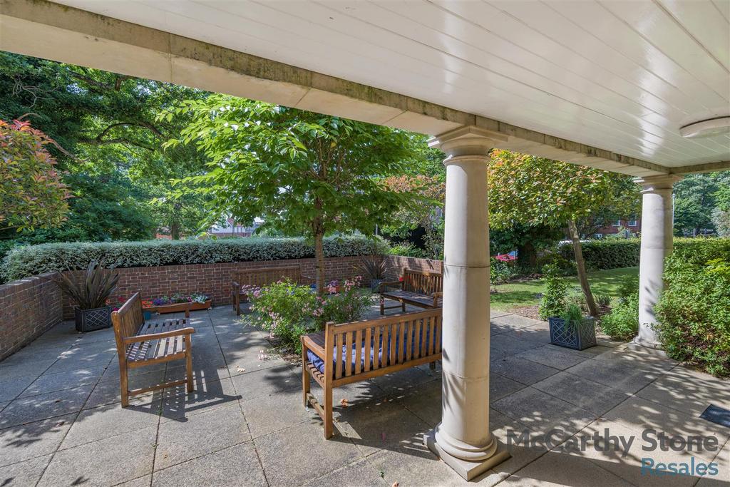 Patio view, garden