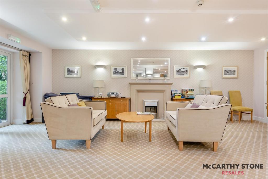 Living room, fireplace