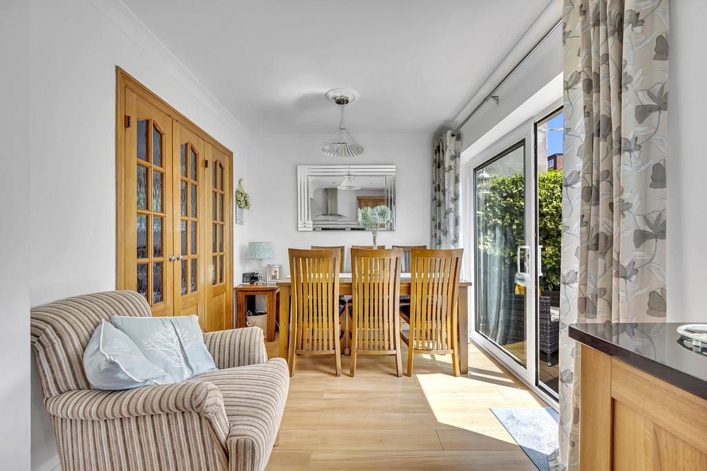 Open-plan living area, open plan living