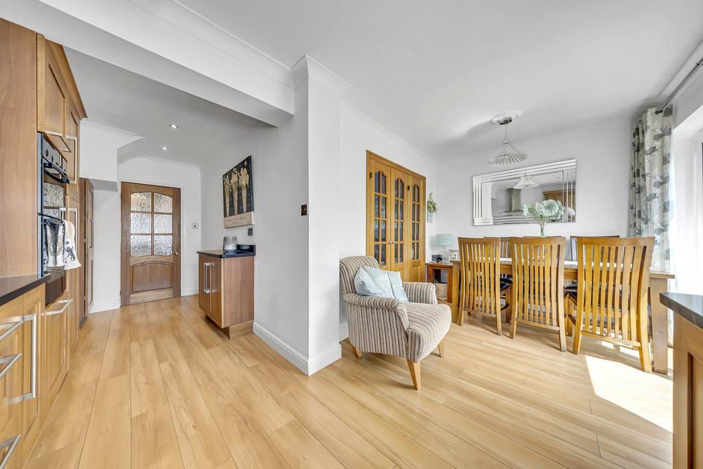 Open-plan living area, open plan living
