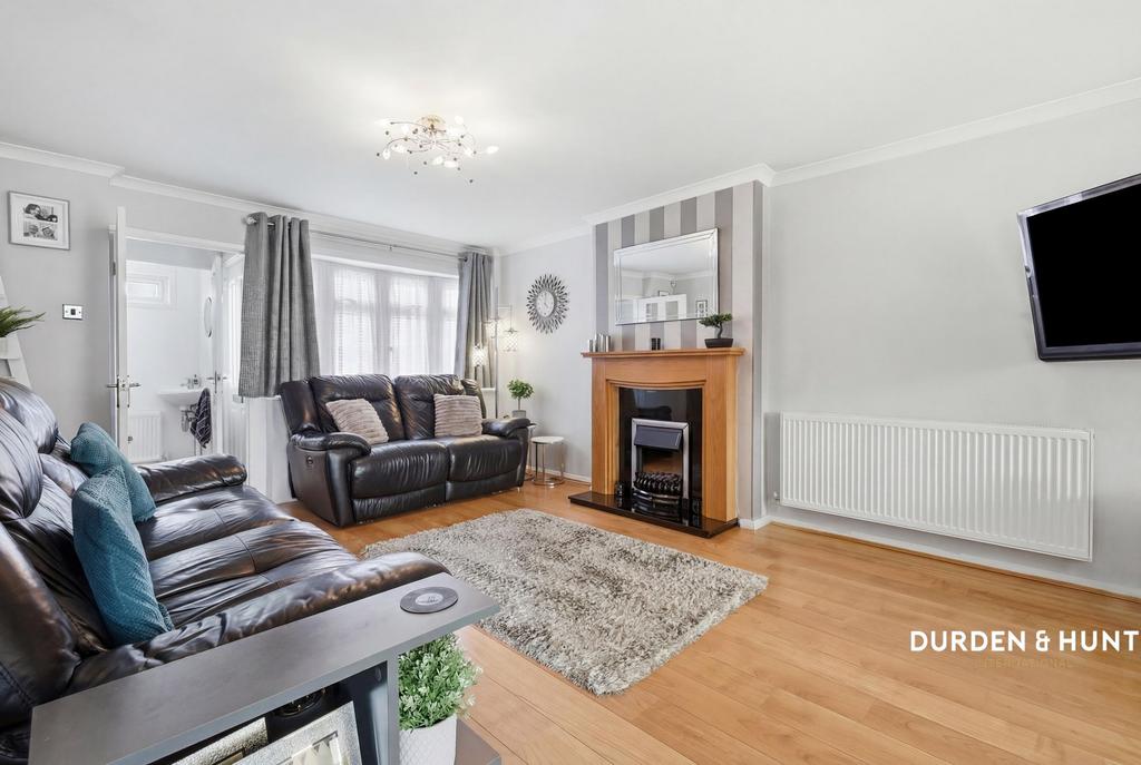 Living room, fireplace