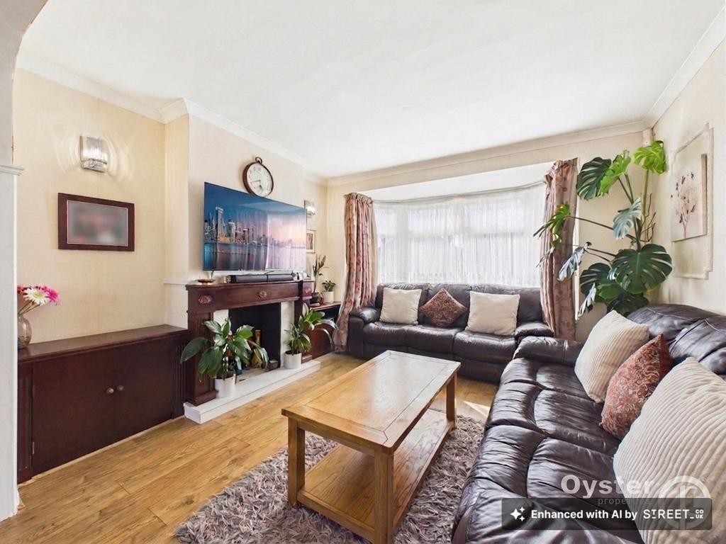 Living room, fireplace