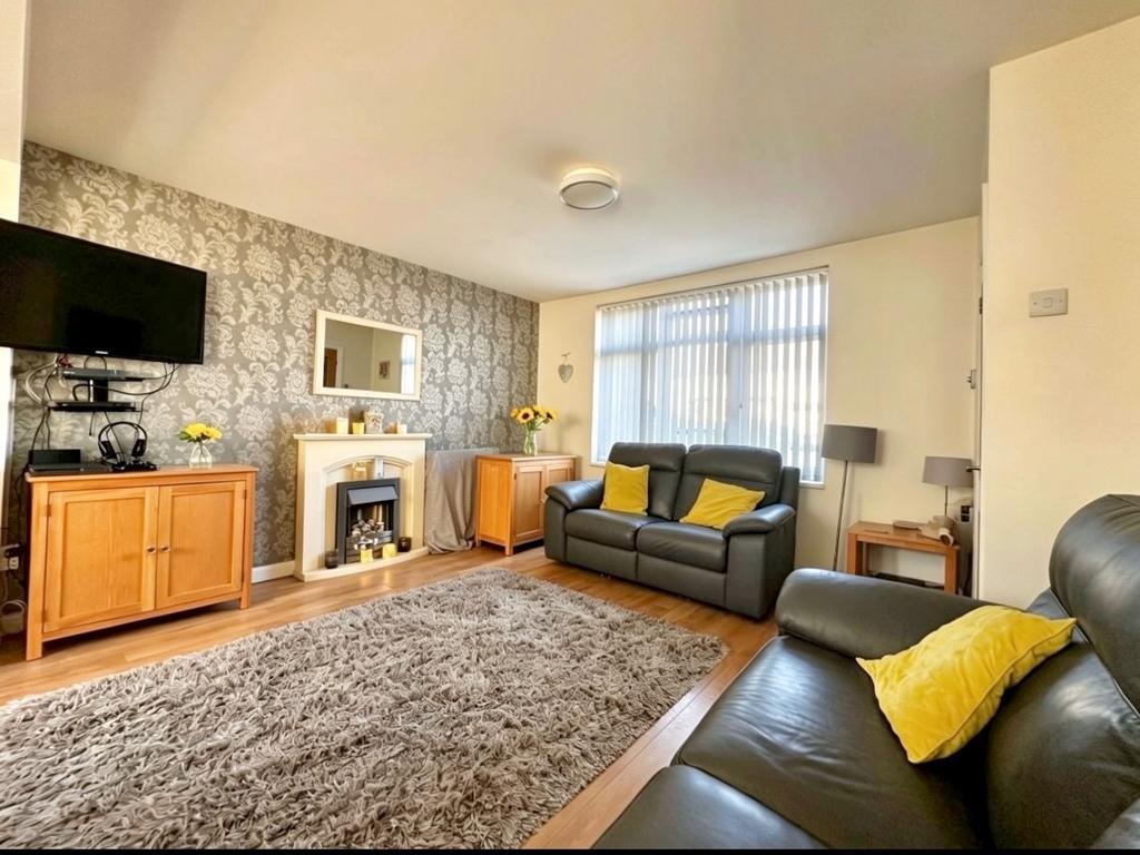 Living room, fireplace