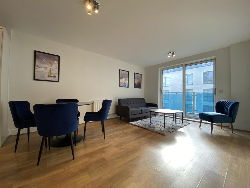 Open-plan living area, open plan living